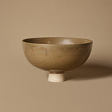 Khaki Footed Bowl