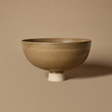 Khaki Footed Bowl