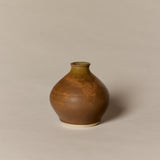 Brown small flower vase