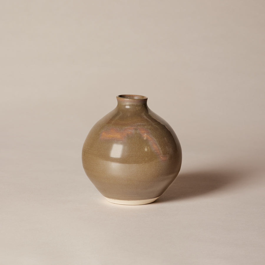 Brown Small Flower Vase