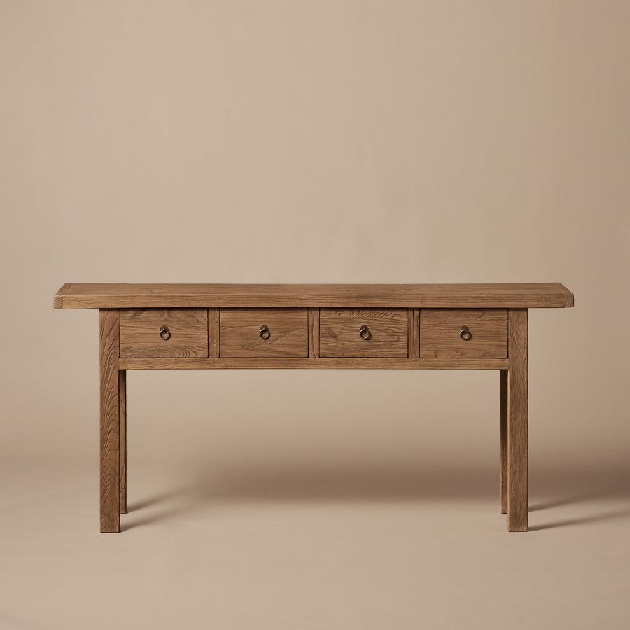 Mendoza 4 Drawers Console Table