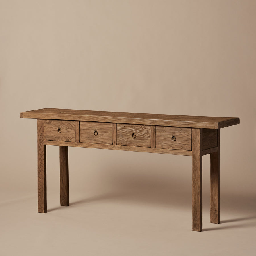 Mendoza 4 Drawers Console Table