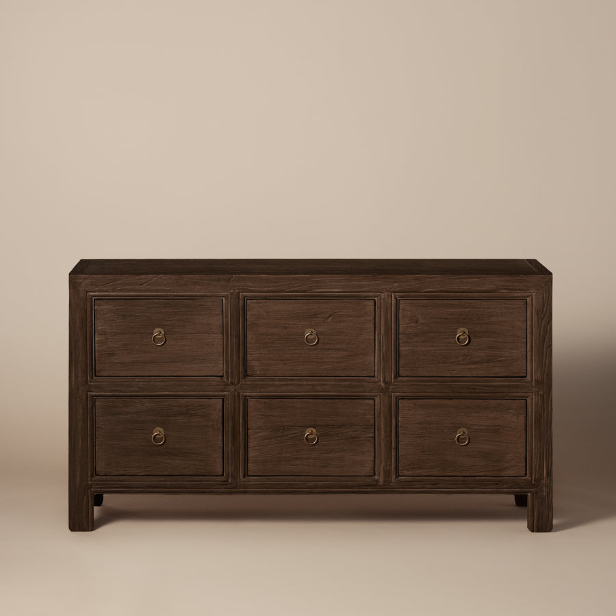 Rotterdam Sideboard 6 Drawers Cabinet