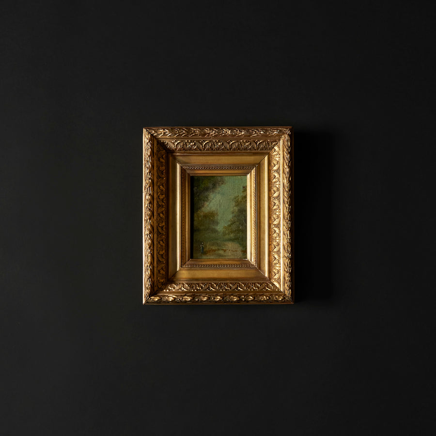 Early 20th Century Unsigned European Painting & Frame