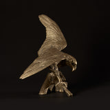 Midcentury 1950s Brass Bald Eagle Sculpture