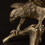 Midcentury 1950s Brass Bald Eagle Sculpture