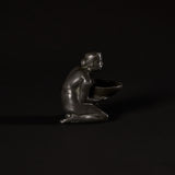 Sculpture porte-bol en bronze de Gurschner du début du 20e siècle marqué 'OLT Osijek'