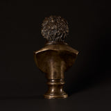 Buste en bronze de Beethoven sur piédestal