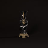 Antique Neoclassical Black Marble Medusa Vase with Gilt Bronze Ormolu Mounts