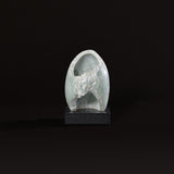 Sculpture abstraite moderniste artisanale sur base en marbre