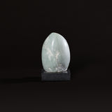 Sculpture abstraite moderniste artisanale sur base en marbre
