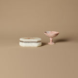 Alabaster Butterfly Keepsake Box & Pedestal Dish Duo
