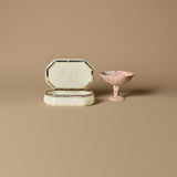 Alabaster Butterfly Keepsake Box & Pedestal Dish Duo