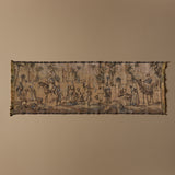 Vintage Arabian Market Scene Jacquard Tapestry