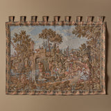 Vintage “Washing by the Lake” Pastoral Tapestry After François Boucher