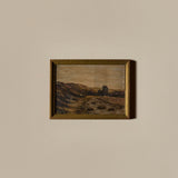 Peinture à l'huile Rocky Moorland Path signée par R. Lowney (15" x 12")