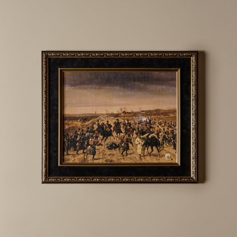 La bataille (27" x 23")