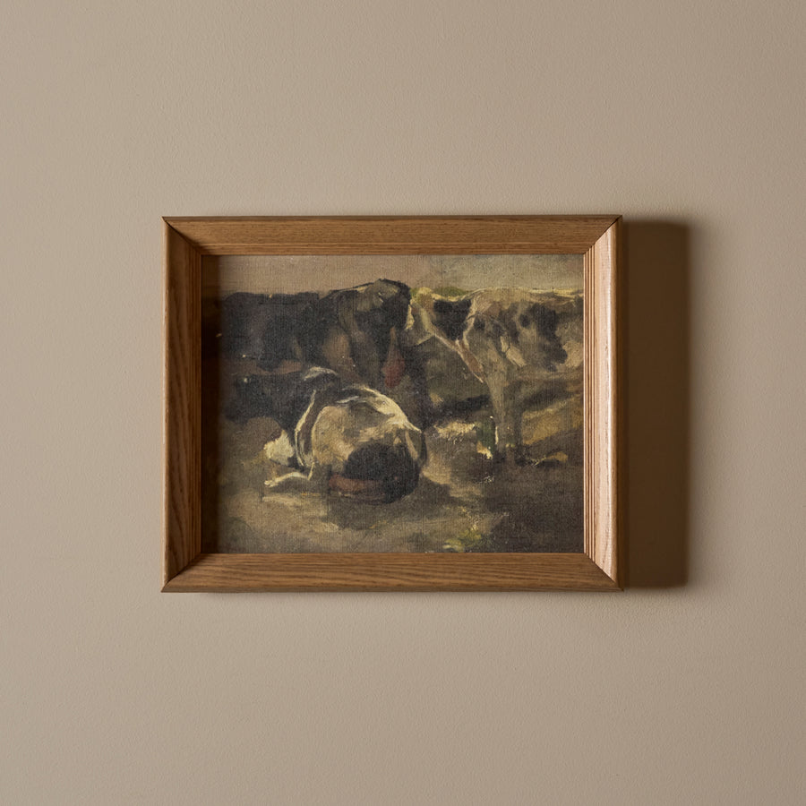 Les vieilles vaches (16" x 13")