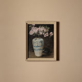 Fleurs et porcelaine (12" x 15")