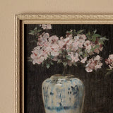 Fleurs et porcelaine (12" x 15")