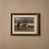 L'homme et ses bovins (25" x 20")