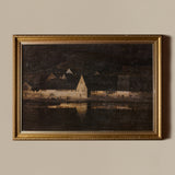 Les maisons lumineuses (41" x 29")