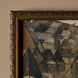 Les maisons (17" x 17")