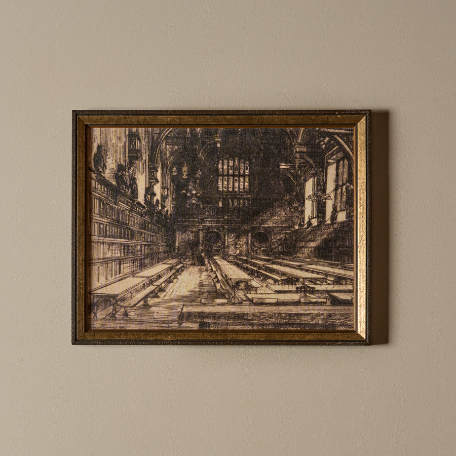 La bibliothèque (19" x 15")