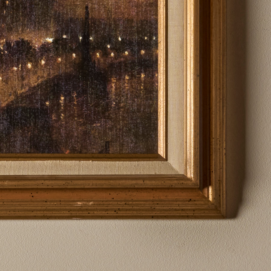 Le pont illuminé (18" x 15")
