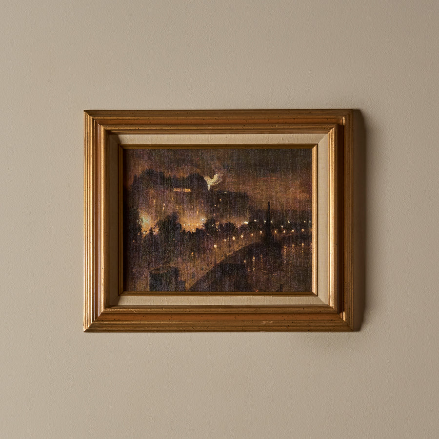 Le pont illuminé (18" x 15")