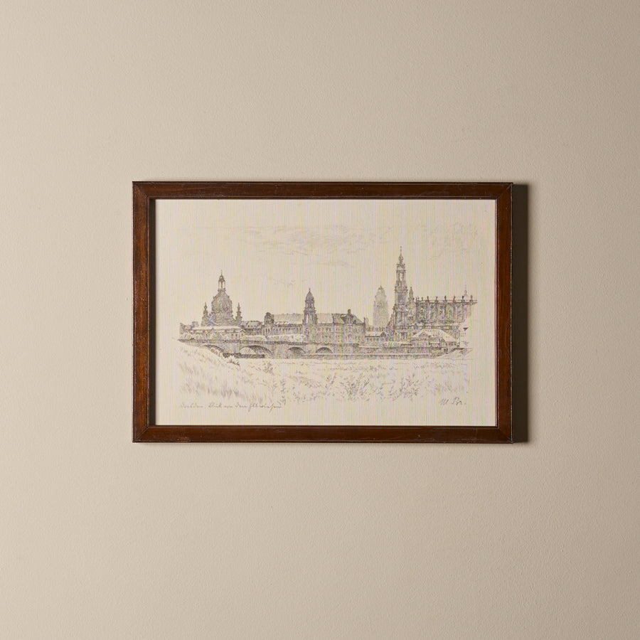 Esquisse d'une ville (19" x 13")