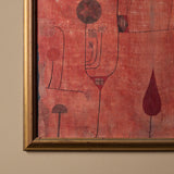 Rouge abstrait (29" x 33")