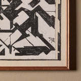 Noir & blanc II (21" x 17")