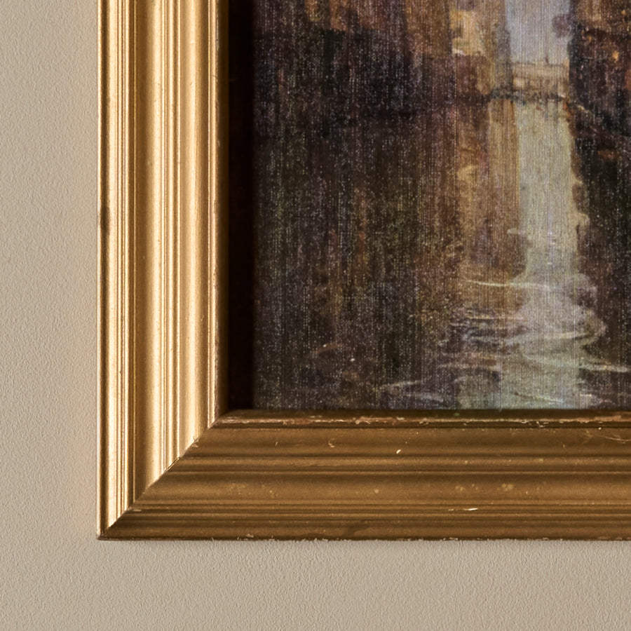 Entre pluie & pavés (14" x 17")