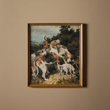 Compagnons de chasse (18" x 21")