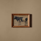 Taureau solitaire (13" x 10")