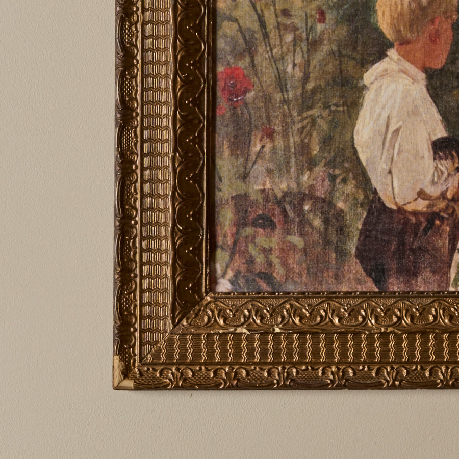 Jules et son chat (22" x 26")