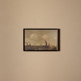 Les voiliers & la brise (14" x 9")