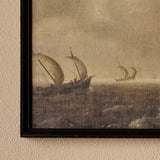 Les voiliers & la brise (14" x 9")