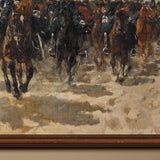 Le passage des cavaliers (25" x 15")
