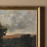 Paysage au crépuscule (21" x 18")