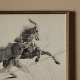 Le cheval guerrier (15" x 12")