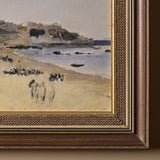 Sur la plage (21" x 16")