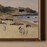 Sur la plage (21" x 17")