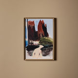 Rivage rouge (12" x 17")