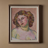 La dame en couleurs (27" x 33")