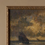 Le bateau de Dupré (19" x 17")