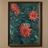 Bal des dahlias (33" x 45")