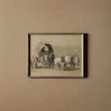 Le chariot de farinier (15" x 12")
