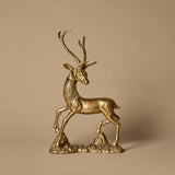 Large Stag Sculpture on Base